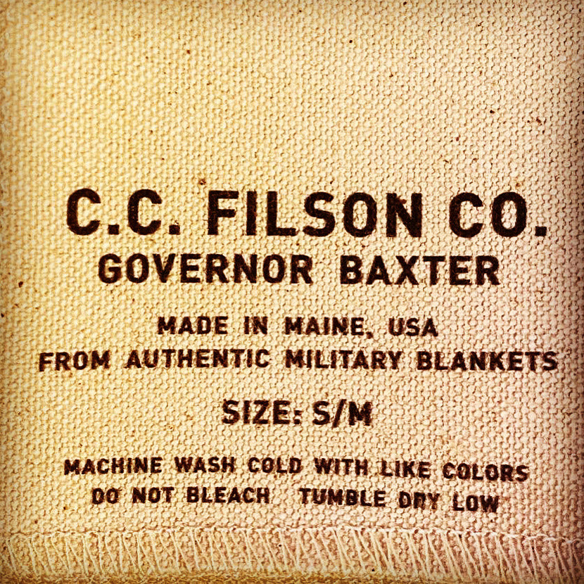 Governor Baxter and Filson Collaborate on WWII Blanket Vests
