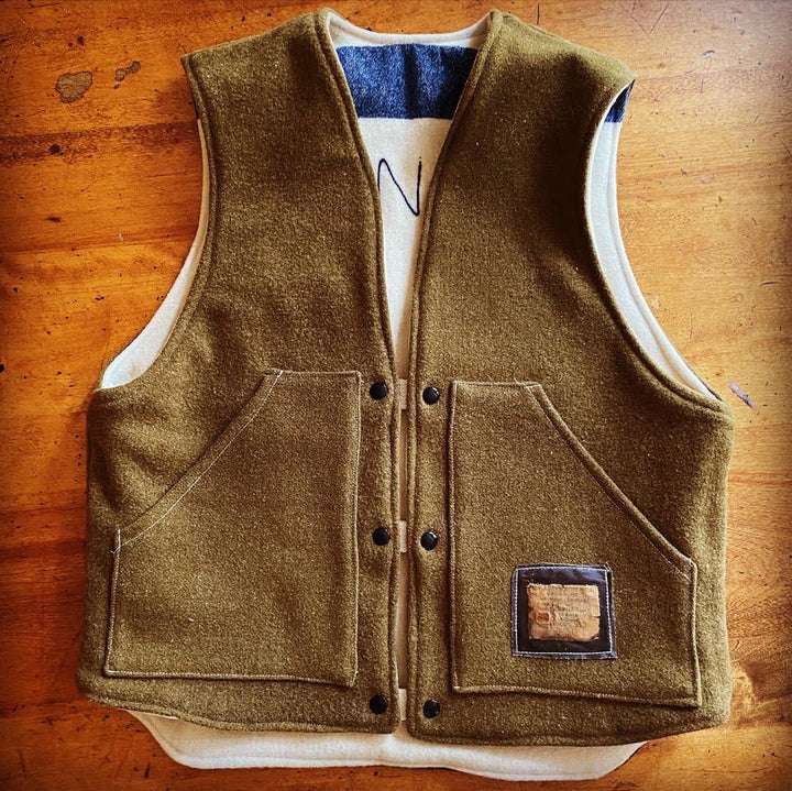Governor Baxter Army-Navy Blanket Vest