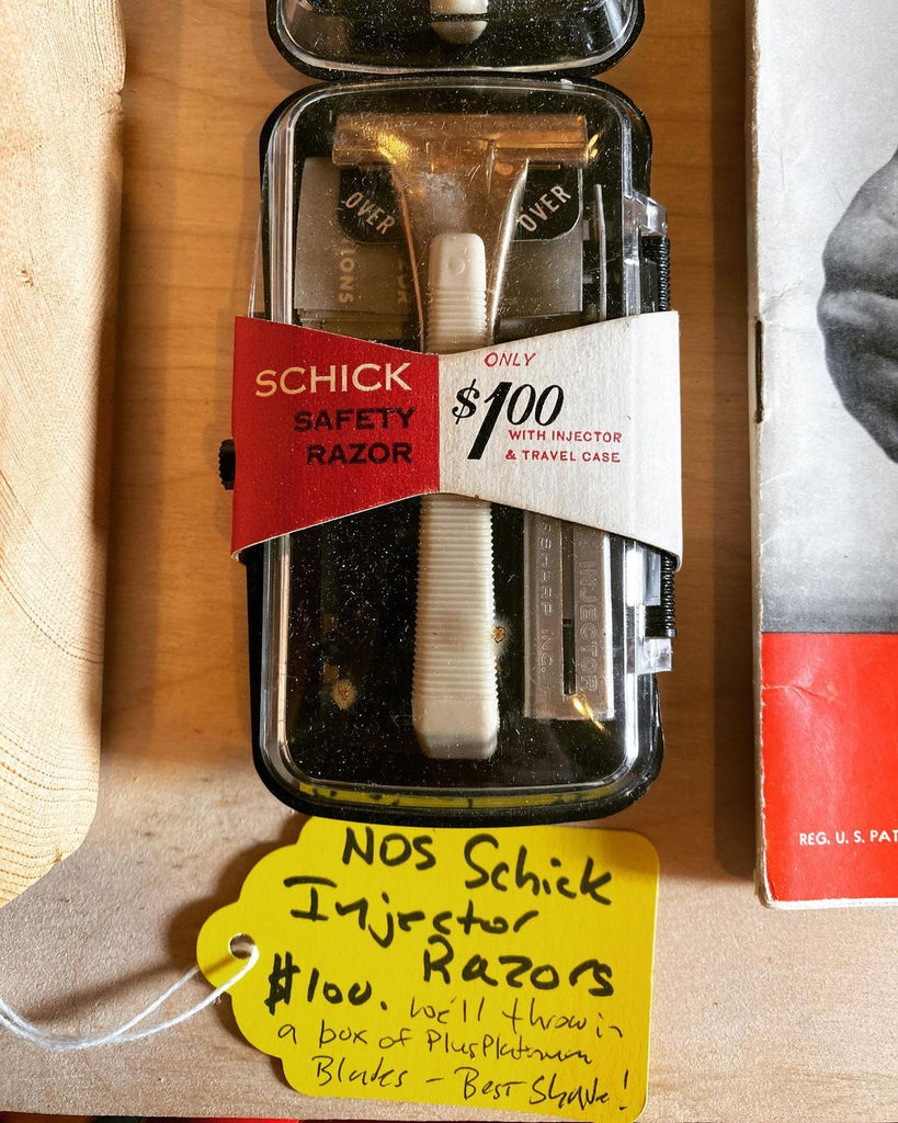 Schick シック Injector Grip シェーバー ヴィンテージ髭剃り Classic Schick Injector Razor – Governor Baxter