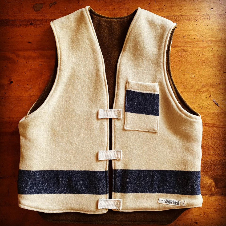 Governor Baxter Army-Navy Blanket Vest